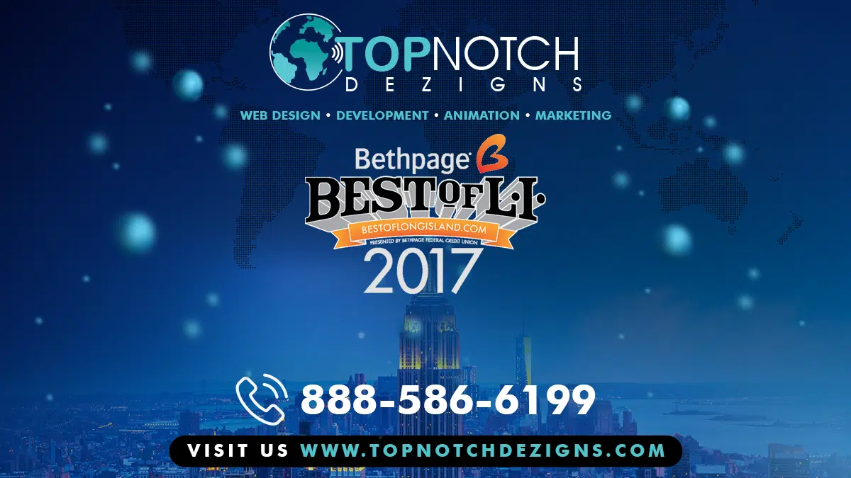 We Have Been Rated as Best of Long Island 2017