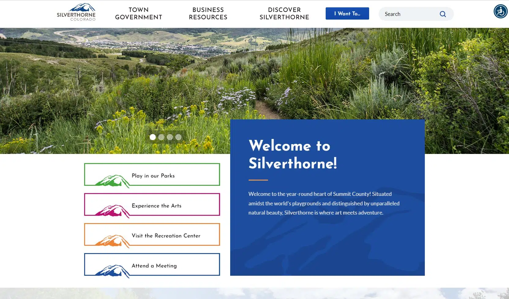 Cultural Engagement: The Silverthorne Colorado Government Website