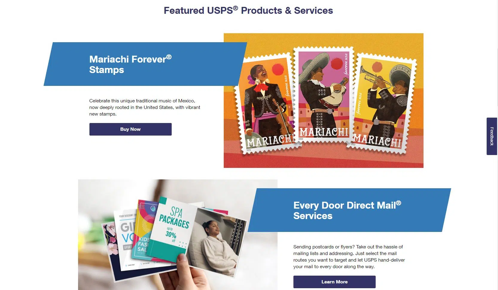 Modern Graphics: The United States Postal Service (USPS) Website