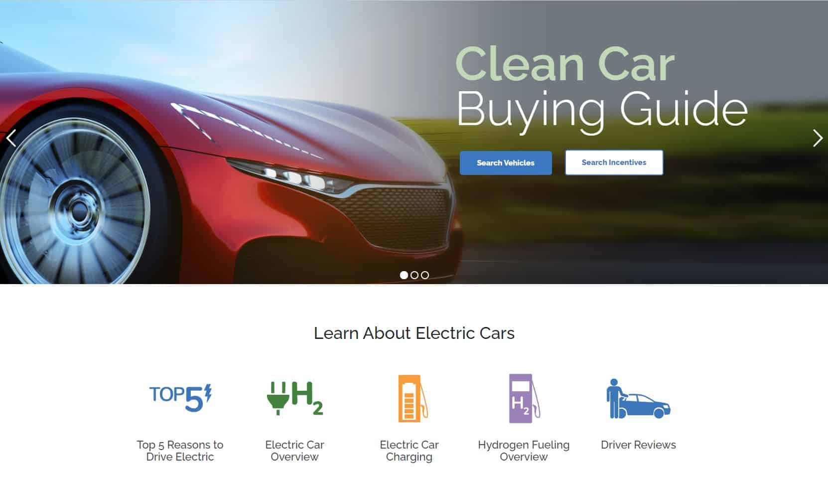 Streamlining Change: Drive Clean California Government Website