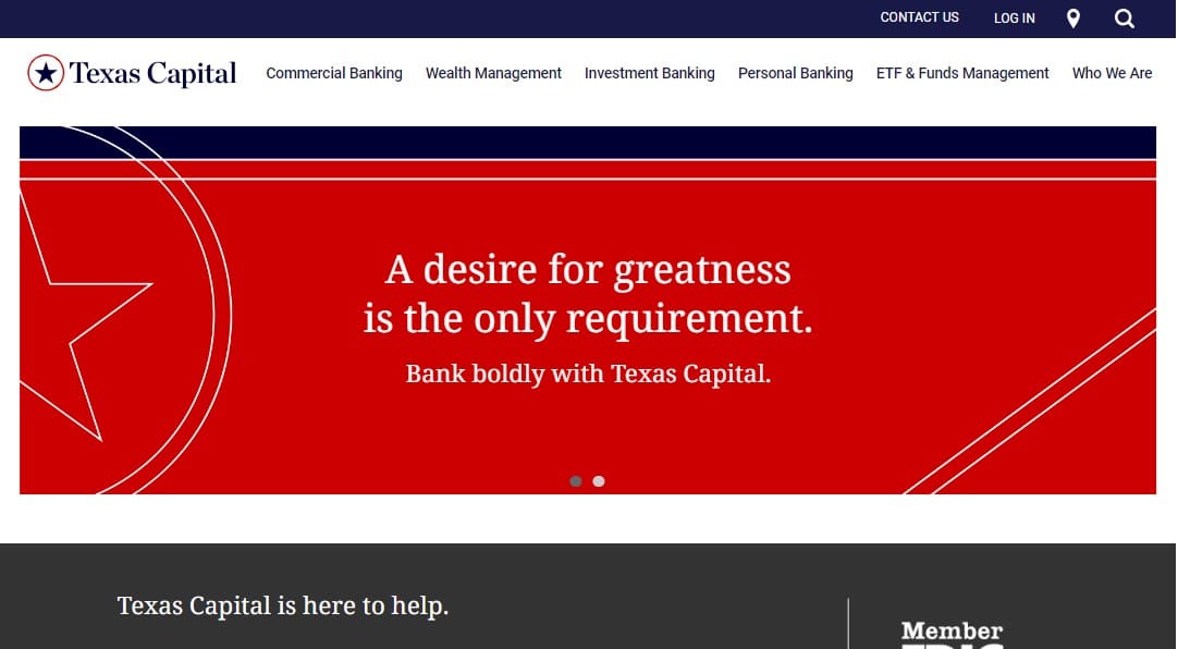 bank website redesign