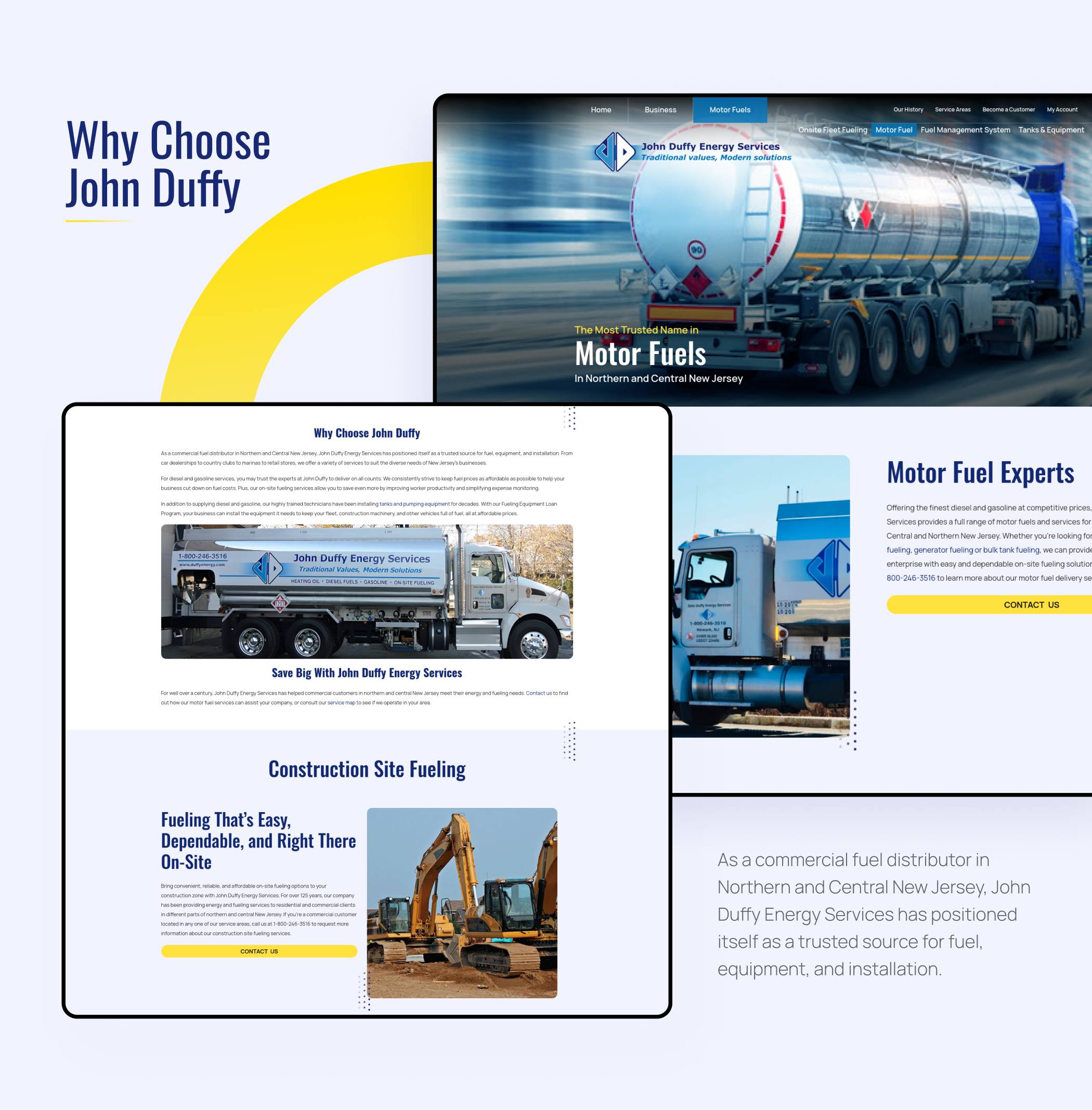 Responsive Web Development for John Duffy Energy Services - Top Notch Dezigns