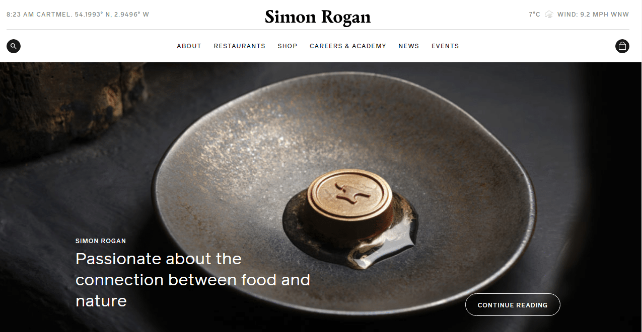 good restaurant websites